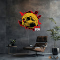 Load image into Gallery viewer, Dirty Skull With Graffity Neon Light Artwork